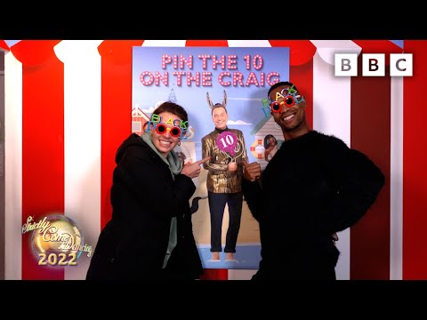 Our couples play Pin the 10 on the Craig in Blackpool ✨ BBC Strictly 2022