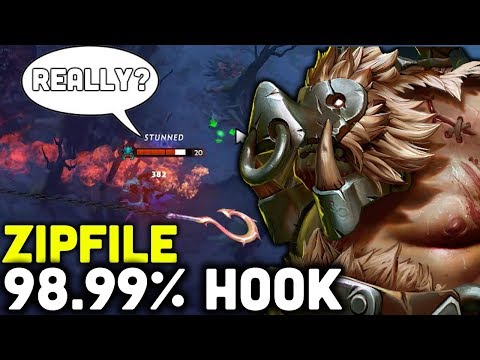 WTF 98.99% Accurate HOOK ZIPFILE Pudge 7.24!! "The Blind Hook is Real" | Genius Pudge