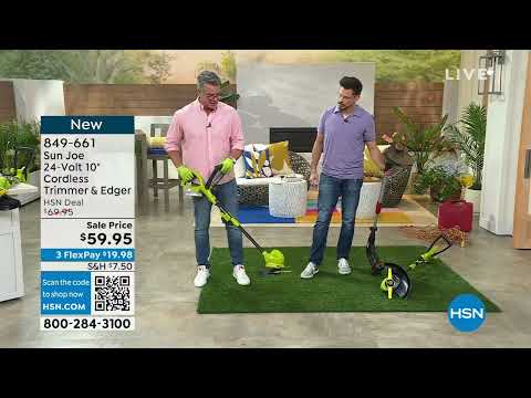 Sun Joe 24Volt 10 Cordless Trimmer   Edger