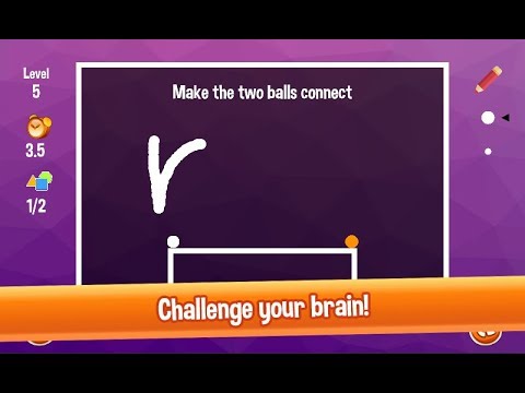 Brain Buster! Addictive puzzle game kit (draw shapes, connect dots)