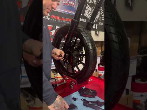 Brembo M4 calipers and Kraus dyna radial mount install