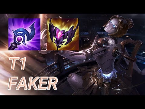 T1 Faker Orianna Mid VS Zoe | KR Challenger Patch 13.20