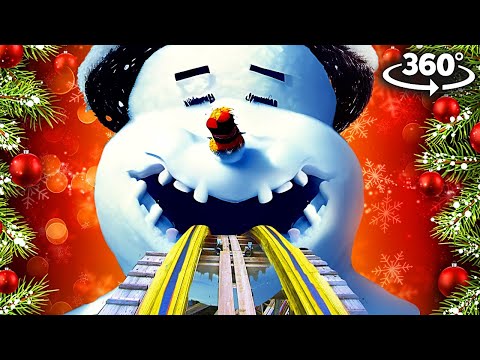 360 WINTER MERRY CHRISTMAS VR 360 Video Roller Coaster
