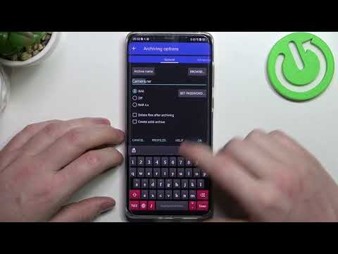How to Pack Files Into Rar & ZIp Archives on HUAWEI Mate 50 Pro