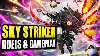 Sky Striker Duels & Gameplay | Dodging Hand Traps & OTK's | Yugioh Master Duel
