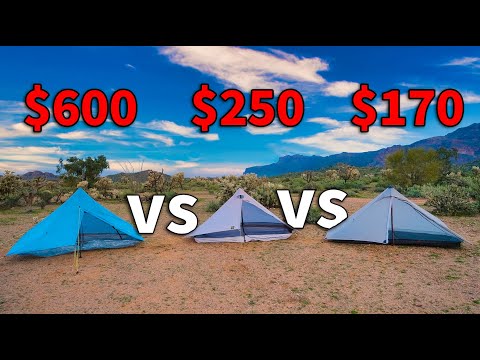 DOES THE PRICE OF A TENT REALLY MATTER??? Plex Solo vs Lunar Solo vs Lanshan 1 Pro