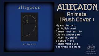 Allegaeon - Animate ( Rush Cover ) (Lyric Video)