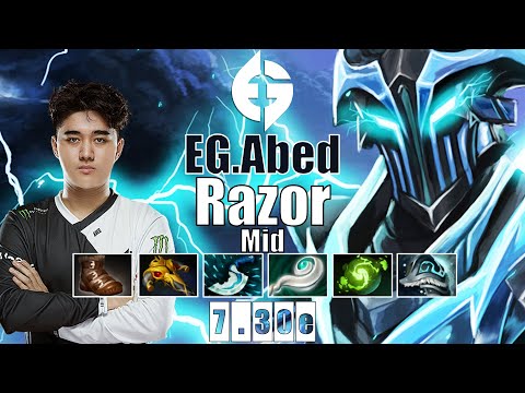 Razor Mid | EG.Abed | ABED SHOWS NO MERCY FOR NEW DPC 2022 | 7.30e Gameplay Highlights