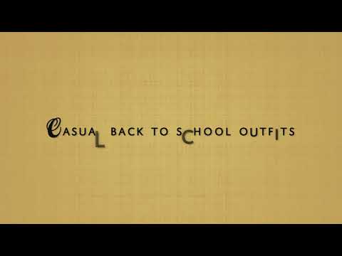 CASUAL BACK TO SCHOOL OUTFITS 2020 // BACK TO SCHOOL
