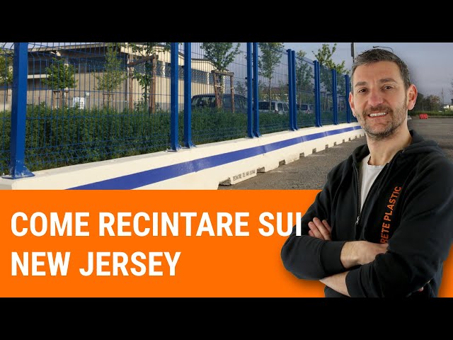 Comment faire une clôture sur les barrières en béton New Jersey