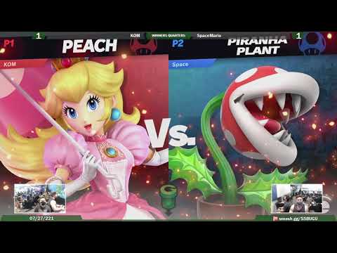 SU@GU 7-27 (Winners Quarters): KOM (Peach) Vs. SpaceMario (Piranha Plant)