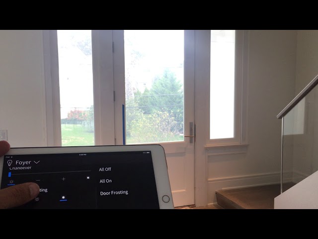Electrically Controlled Frosted Glass Window