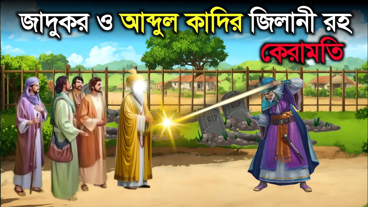বড়পীর আব্দুল কাদির জিলানী রহ ও জাদুকরের অলৌকিক ঘটনা ||  আব্দুল কাদির জিলানী রহ কারমত
