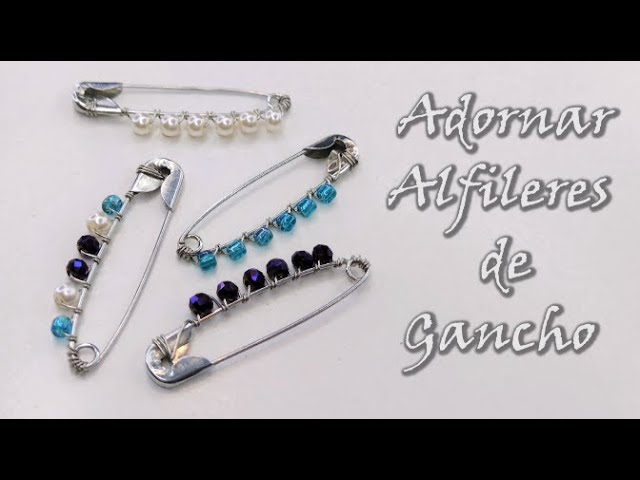 Vídeo relacionado con ELNX 4 alfileres de Seguridad Grandes con Perlas | Broches de Perlas sintéticas de 7,9 cm | Alfiler Decorativo de Moda | Ajustadores para Ropa, suéteres, chales, Faldas (Plateado)