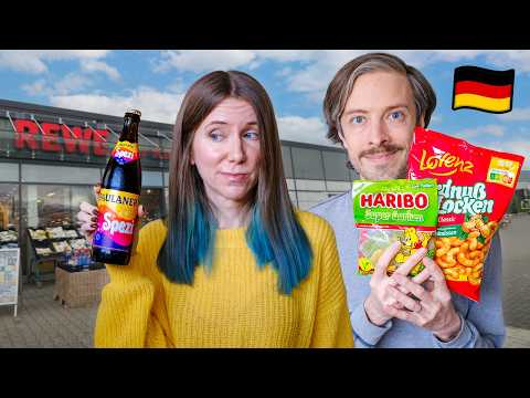 We Rated Popular Snacks from Germany 🇩🇪 (americans try german snacks)