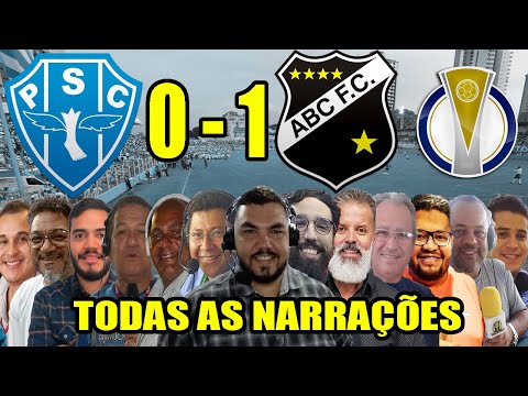 Todas as narrações - Paysandu 0 x 1 ABC | Brasileirão Série C 2022