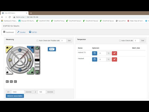 Fokoos Odin 5 F3 Wi-FI Setup ESP3D WebUi Marlin 2.1.2