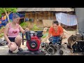 Genius girl repairs and restores 186 diesel milling machine engines for people