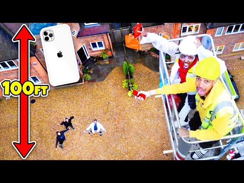 DON'T BREAK iPhone 11 And Win £1,000 - iPhone Drop Test Challenge