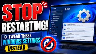 STOP RESTARTING: Tweak these 5 Windows Settings Instead!