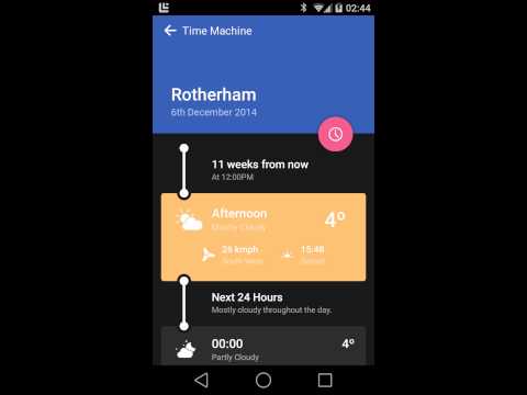 Weather Timeline - Forecast Video