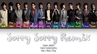 Download lagu Super Junior - Sorry Sorry Remix (Color Coded Lyrics) [Han/Rom/Eng] mp3