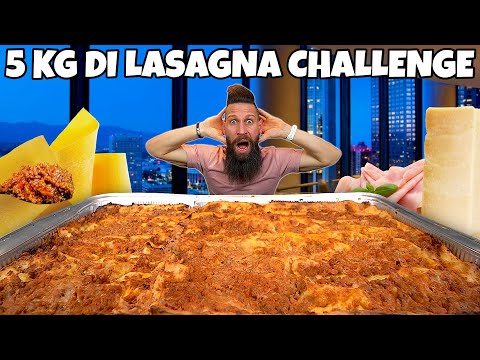 5 KG di LASAGNA Challenge (Pasticcio Veneto) - MAN VS FOOD