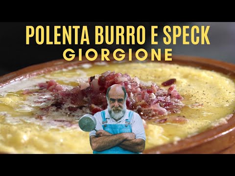 POLENTA CON BURRO FUSO, FONTINA E SPECK - Ricetta