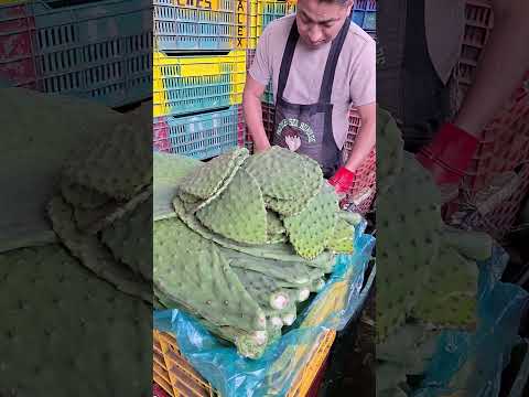 Seguimos recomendando donde Comprar el nopal limpio #nopal  #centraldeabastos #preciosbajos