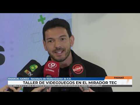 Paraná   Taller de videojuegos en el mirador TEC