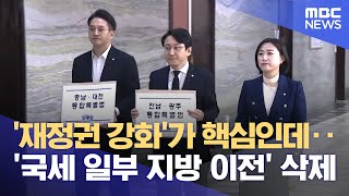 '전남광주특별시' 특별법 발의‥ 재정권 강화 대폭 삭제 (2026.01.30/뉴스데스크/광주MBC)