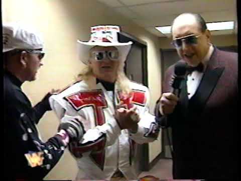 WWF WrestleMania 11 - Gorilla Monsoon Interviews Jeff Jarrett & Jesse James (1995-04-02)