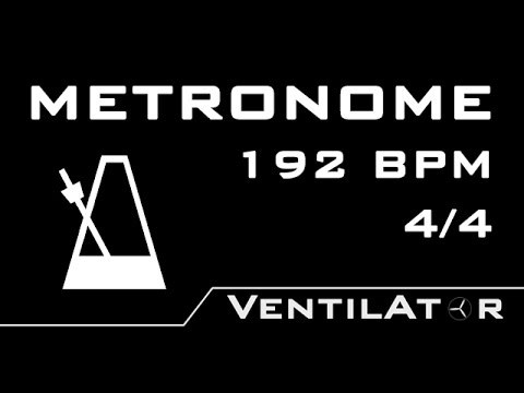 192 BPM Metronome @ 4/4 Bars Counting
