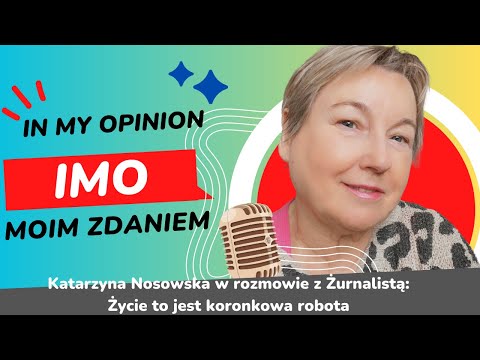 Życie to jest koronkowa robota. Katarzyna Nosowska w rozmowie z Żurnalistą