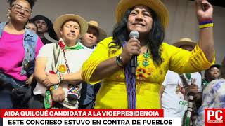 Aida Quilcué, fórmula vicepresidencial de Cepeda, estuvo en Pereira