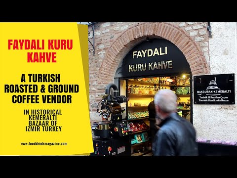 A Roasted & Ground Turkish Coffee Vendor