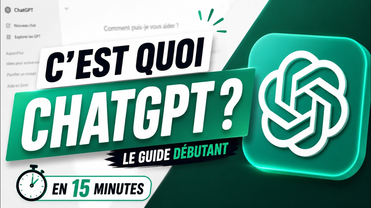 ChatGPT expliqué simplement : le guide complet pour débuter en 15 minutes