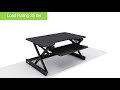 Rocelco EADRT – Sit Stand Desk Riser