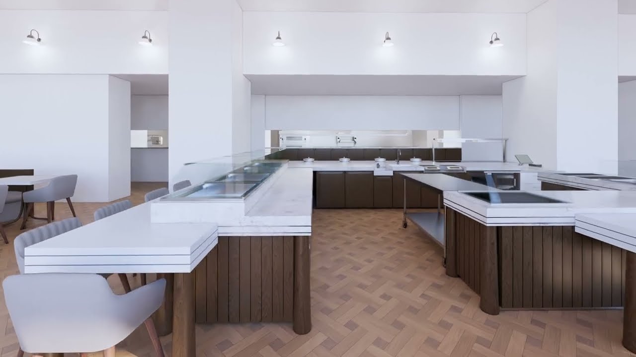 3D Walkthrough: Restaurant