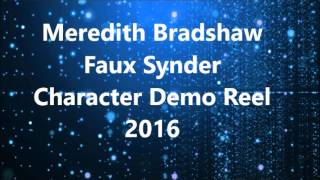 Character and Animation Demo Reel 2016