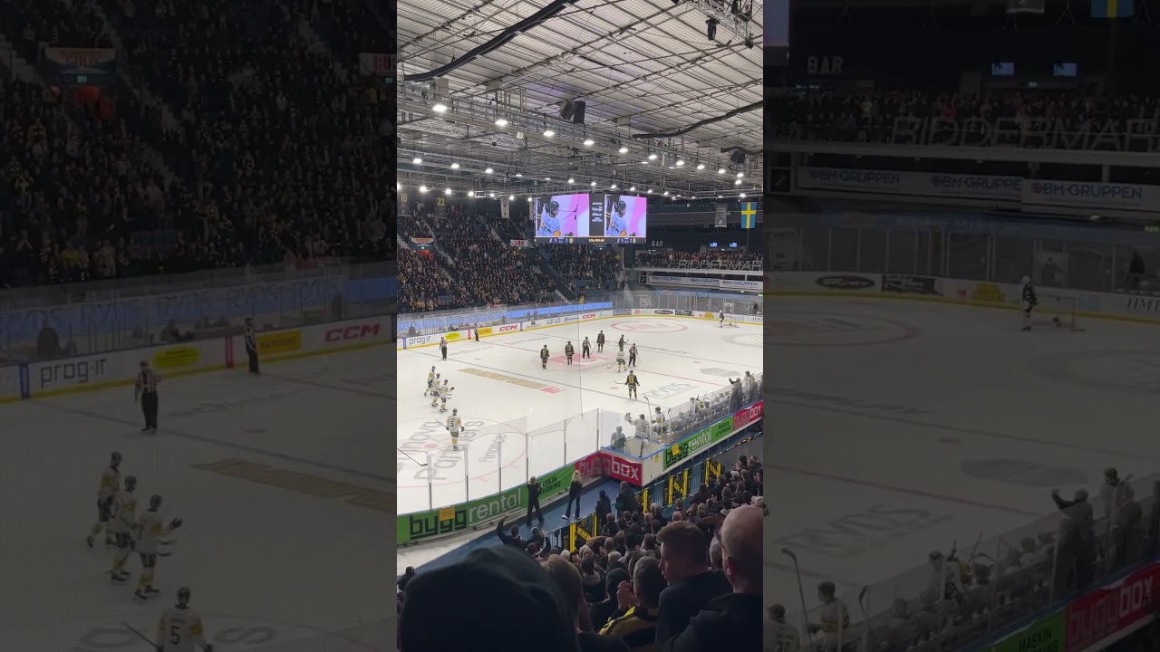 Med dig vill jag leva och för dig vill jag dö. AIK - Björklöven (3-2) #aik #hockey #björklöven