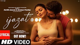 Download lagu New Song 2025 | New Hindi Song | Ijazat | Kartik Aaryan | Ananya Panday | Romantic Song mp3