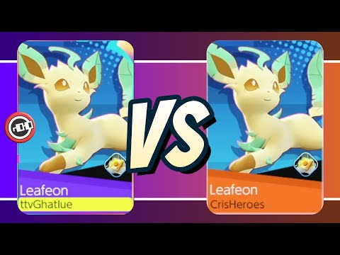 LEAFEON BATTLE RANK1 WORLD VS RANK1 SOLOQ CRISHEROES | Pokemon Unite