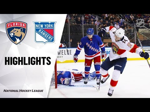 NHL Highlights | Panthers @ Rangers 11/10/19