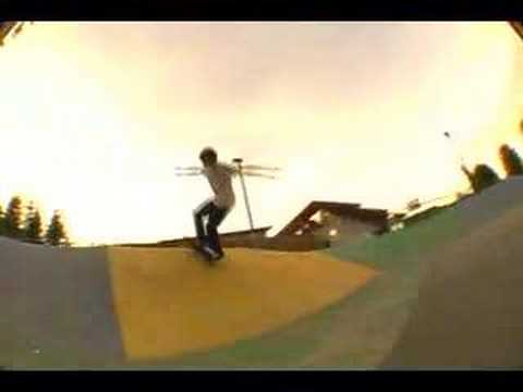 fatty kickflip in white rock