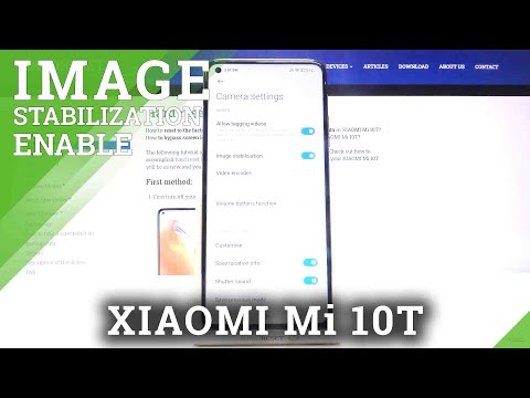 How to Enable Image Stabilization in Xiaomi Mi 10T - Locate Camera Settings