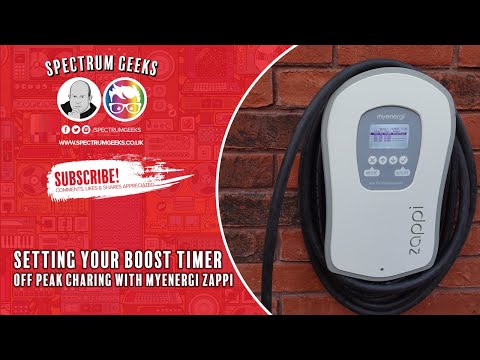How to set the Boost Timer on the MyEnergi Zappi
