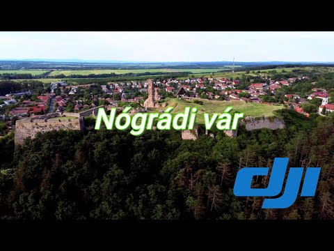 Nógrádi vár madártávlatból, Nógrád, Nógrád megye - DJI Mini 2 (4k)   Drone view