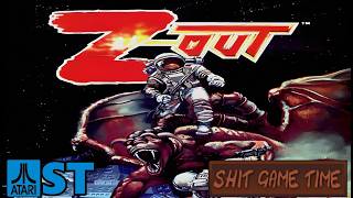 SHIT GAME TIME: Z-OUT (ATARI ST - Contains Swearing!)