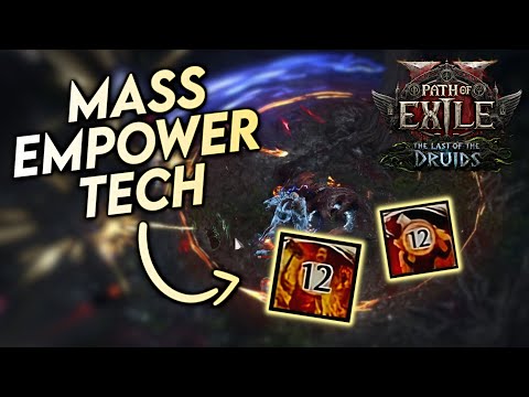 INSANE Warcry Tech for Mass Empowered Attacks in 0.4 | Path of Exile 2: The Last of the Druids